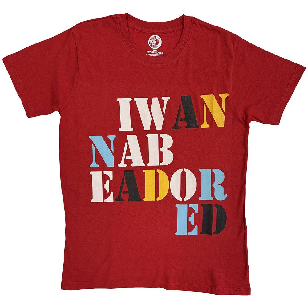 The Stone Roses - Adored Heren Tshirt - Rood